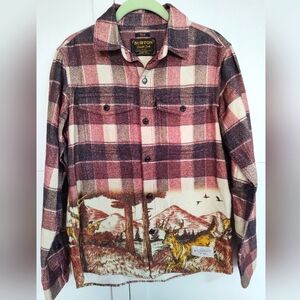2015 Neighborhood x Burton Long Riders Flannel Shirt The Small Unworn Cond